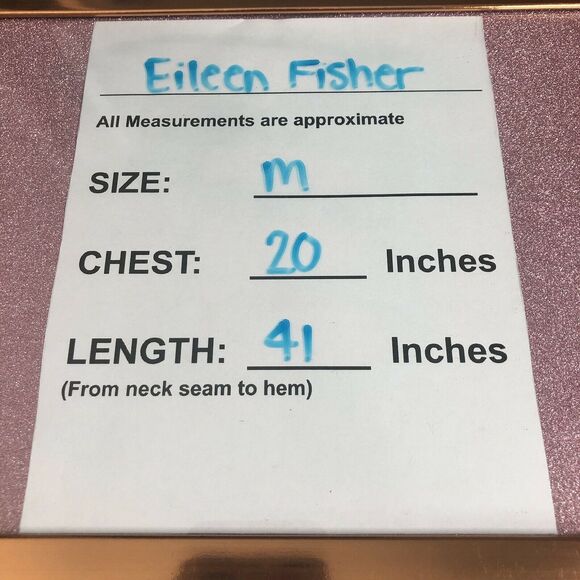 Eileen Fisher Brown Sleeveless Casual Shift Dress - Picture 6 of 6